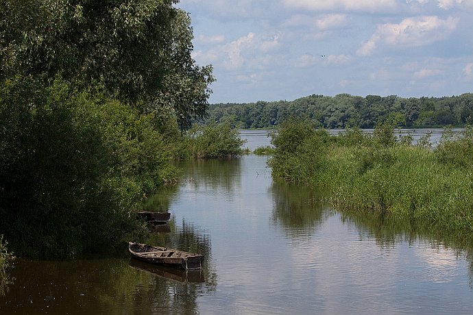 rzeka Wisła  zdjęcie robione z przystani żeglarskiej w Solcu Kujawskim : wisła