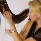 IMG 6027  Muzyka jest stenografią uczuć. Lew Tołstoj : Anna Blum, harfistka, harfa, muzyka