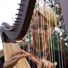 IMG 6141 : Anna Blum, harfistka, harfa, portret
