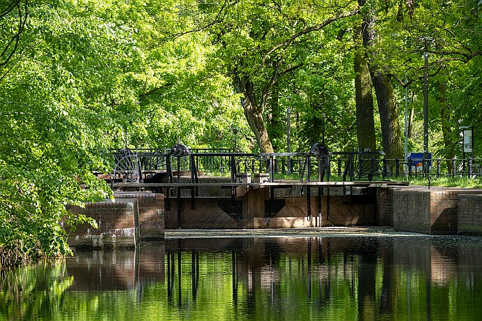 Kanał Bydgoski śluza V przy ul. Czarna Droga - 3 maja 2025 r. - Bydgoszcz