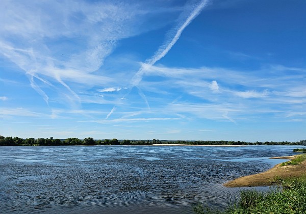 Wycieczka rowerowa nad Wisłę do Kozielca Trasa: Bydgoszcz - Jarużyn - Strzelce Górne - Strzelce Dolne - Trzęsacz - Kozielec - Grabowo. Droga powrotna przez...