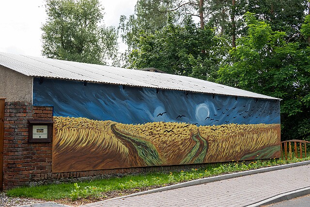 Brzózki Mural Van Gogha