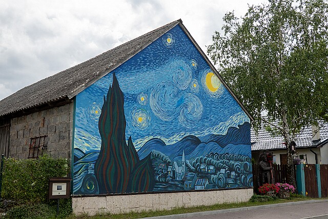 Brzózki Mural Van Gogha