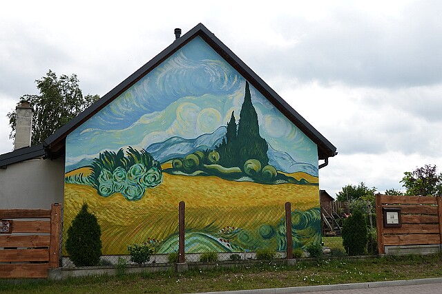 Brzózki Mural Van Gogha
