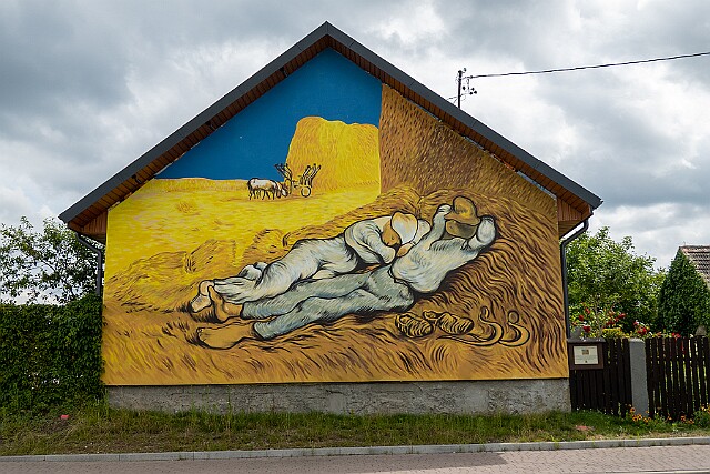 Brzózki Mural Van Gogha