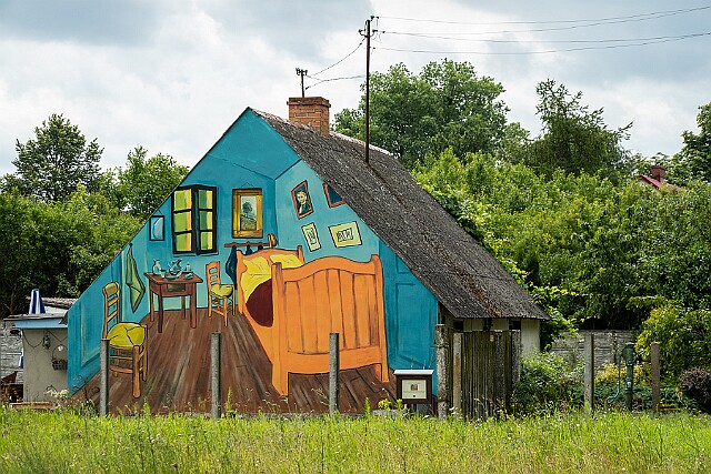 Brzózki Mural Van Gogha