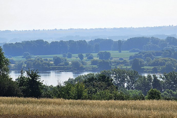 Wisła widok z góry w Kozielcu